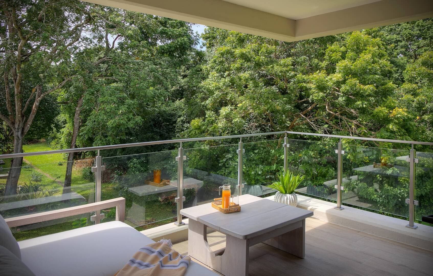 Residence villa suite with forest views