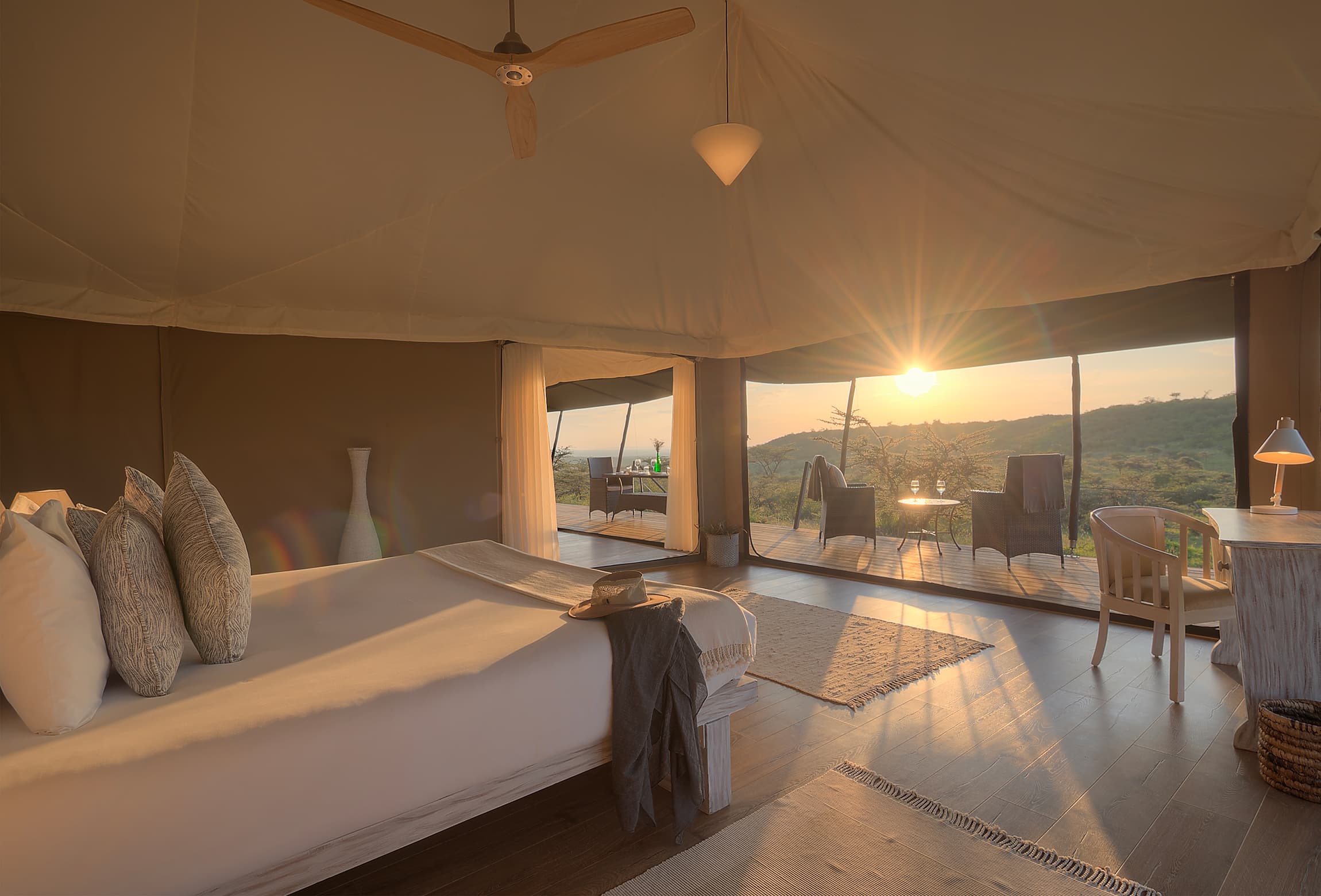 Kicheche Valley Naboisho Family Suite main bedroom